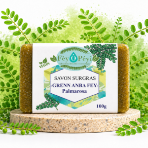 Savon Graines en bas feuilles Palmarosa