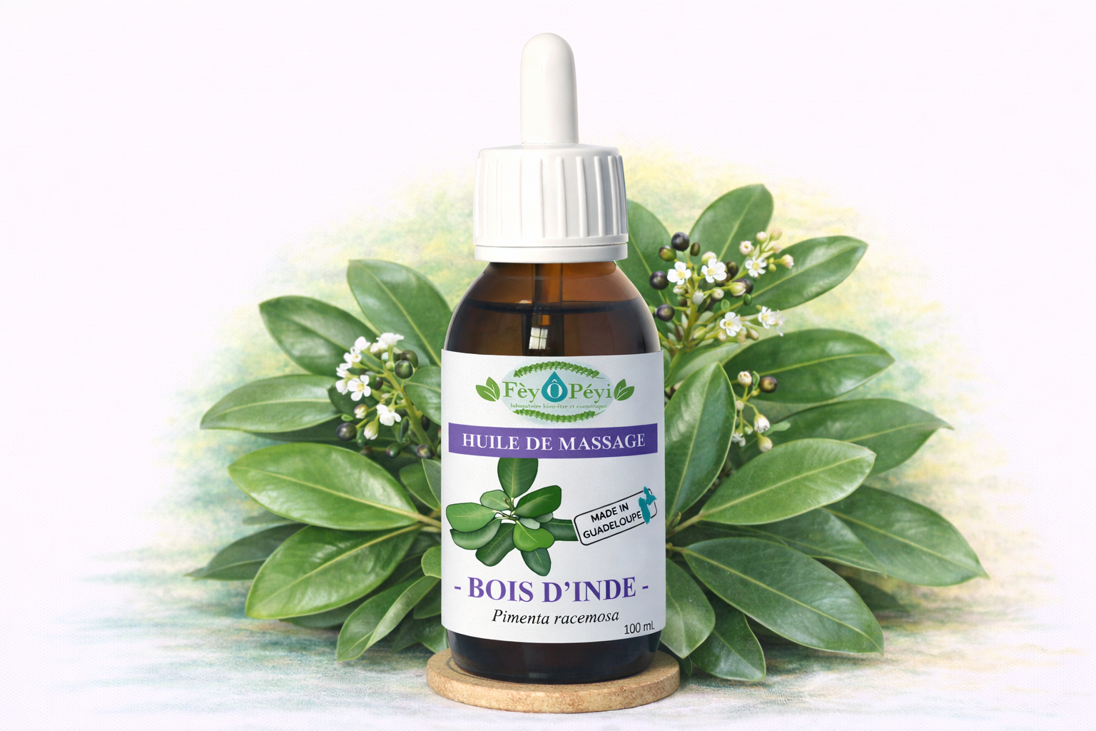 Huile de massage Bois d'inde