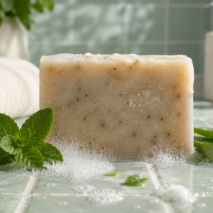 image savon menthe poivrée aloe vera